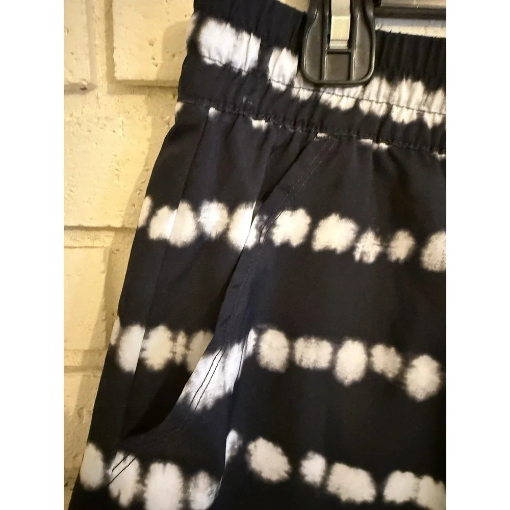 T by Talbots Skort Womens Large Black & White Athleisure Skirt Golf Tennis Beach